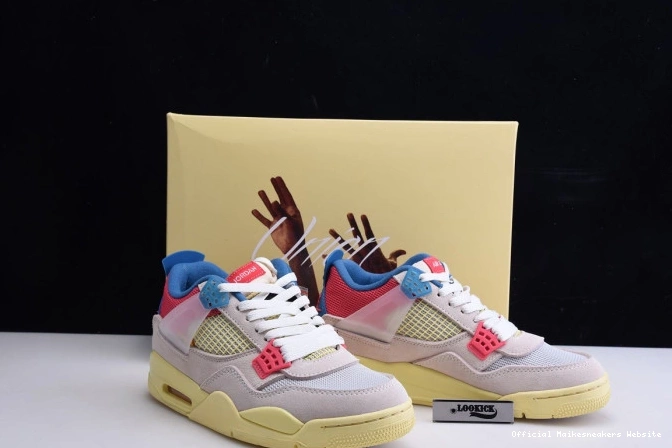 Official Maikesneakers Ice Jordan Union 4 Retro Air Guava DC9533-800 0727